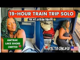 Amtrak lake shore limited nyc to chicago 🚂 🇺🇸 | 30th birthday solo train trip reflections and fears