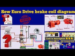 Sew Euro Drive 3 Phase motor Brake Coil Connection