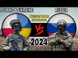 Poland & Ukraine vs Russia Military Power Comparison 2024 #militarypower