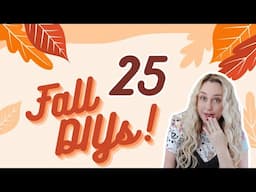 25 Fall DIYs to TRY now! | Home Decor on a Budget