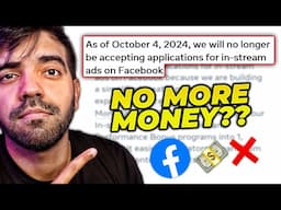 Is Facebook Monetization Over??