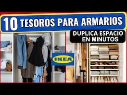 10  TESOROS  DE IKEA PARA DUPLICAR ESPACIO EN ARMARIOS  #organizararmario