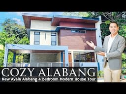 House Tour A57 • Your own Quiet Peaceful corner of Ayala Alabang NEW Modern 4BR House a Lot for Sale