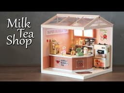 [4K] ROLIFE Bubble Tea || DIY Miniature Dollhouse Kit - Relaxing Satisfying VideoBubble Tea