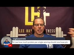 Lee Hayward's Total Fitness Bodybuilding - LIVE Q & A - November 15