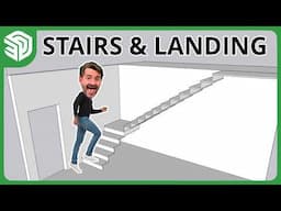 Modeling Stairs with a Landing