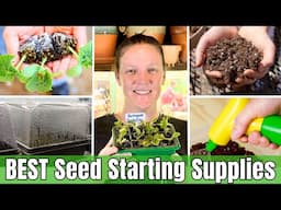 BEST Budget-Friendly SEED STARTING Supplies 🌱 | Easy & Affordable Tools for Seed Success!