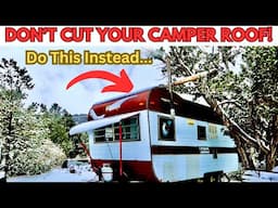 Cheap & EASY DIY Wood Stove Install For Your Off-Grid Camper -