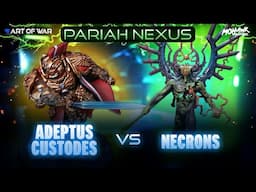 Adeptus Custodes vs Necrons Warhammer 40k Battle Report!