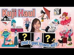 Unboxing Super Cute Ichiban Kuji Figures from Japan🇯🇵 Anime Haul🛍