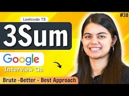 3 Sum | Brute, Better & Optimized Approach with Codes | Leetcode 15