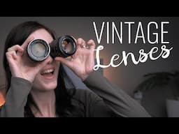 VINTAGE LENSES: Cue New Obsession! (Feat. Fujifilm X-T4)