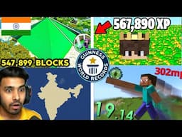 History of World Records in Indian Minecraft Community