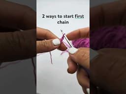 Crochet for Beginners.  How do you start