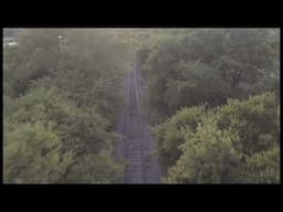 Abandoned Railroad Cinematic Drone video