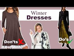 7 Must-Have Winter Dresses for a Chic Fall/Winter Wardrobe