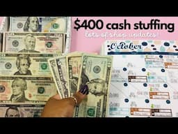 LOW CASH ENVELOPE STUFFING 2024 | Paycheck Cash Stuffing | SAVINGS CHALLENGE STUFFING | October #4