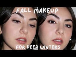 Fall Makeup For Deep Winter Tones 🍁🍂 | Making It Up