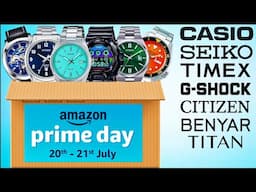 TOP 25 BEST Watch Offers in Amazon PRIME DAY SALE- Casio, G-Shock, Timex, Seiko, Titan, Benyar!