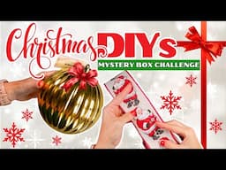 Get Ready for a CHRISTMAS DIY Like No Other! Mystery Box Challenge