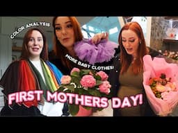 MY FIRST MOTHER'S DAY! Color Analysis + Baby Clothes!