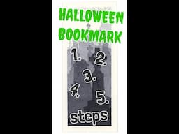 Halloween Watercolor Bookmarks Part 3! #Shorts