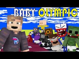 MR BEAST BABY OLYMPIC ft SKIBIDI TV MAN HUGGY GRIMACE - MINECRAFT ANIMATION