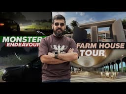 Monster Endeavor 😳 ​⁠@ASHWINSINGHTAKIAR | Farm house tour ❤️ |  Mercedes on flatbed