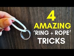 LEARN 4 AMAZING 'RING AND ROPE' MAGIC TRICKS (Jay Sankey Magic Tutorial!)