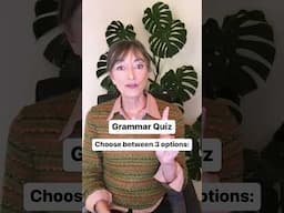 Grammar Quiz 💪🏆#shorts #english #grammar