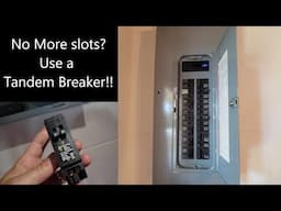 How to use a Tandem Breaker in your Breaker Panel