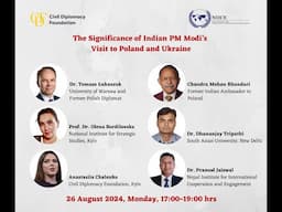 The Significance of Indian PM Modi’s Visit to Poland and Ukraine