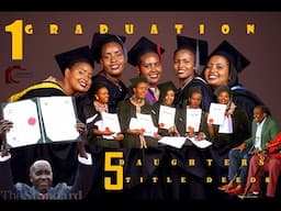 Free title deeds for 5 daughters who graduated on the same day || GRADUATION REEL || CX ARTS