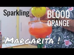 Sparkling Blood Orange Margarita