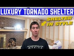 Building My LUXURY Basement TORNADO SHELTER *Kansas Requirement*