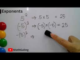 Exponents | Paano E-solve ang Exponents | Simplifying Exponents Mathgaling Tutorial Basic Exponents