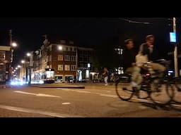 Street Watching at an Amsterdam Cafe: soft conversation in the background