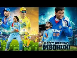 MS Dhoni | MS Dhoni Birthday | MS Dhoni the untold story | Happy birthday MS DHONI.