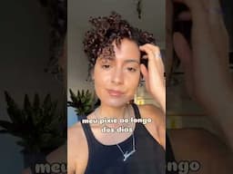 Pixie cacheado ao longo dos dias