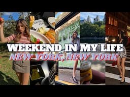 WEEKEND IN MY LIFE IN NYC | apple picking, shopping in soho, GNO, central park morning etc!