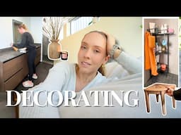 Decorating My New Bathroom + Organizing The Kitchen! | Moving Diaries!