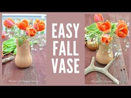 Fall Table Decor DIY |Butternut Squash Vase |Make a Fall Centerpiece on a Budget|Easy Fall Decor DIY