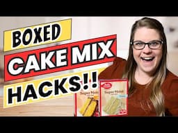 6 INCREDIBLY DELICIOUS Boxed Cake Mix Hacks | Dessert Recipes that are SUPER EASY & Delicious!!