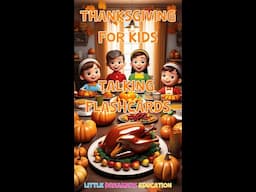 Thanksgiving | Talking Flashcards For Kids