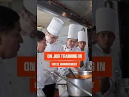 On Job Training (OJT) in Hotel Management course| Hotel Management on job training from abroad|