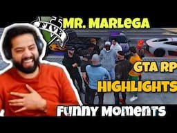 Mr. Marlega Funny Moments|| GTA V RP HIGHLIGHTS|FT. Rakazone Gaming,Kegg, Ez4Bunny