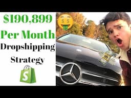 How To Make $199,999/Month Shopify Dropshipping | Aliexpress (Ecommerce Strategy)