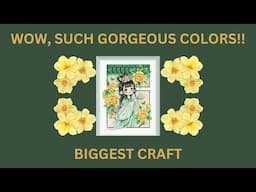 You've Got to See These Gorgeous Shades of Green!!  #biggestcraft #crossstitch