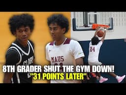 Vijay Keshaav & His 8th Grade Squad Cant Be stopped! VIJAY DROP 31 POINTS AND FIVE DUNKS!!