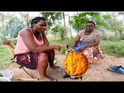 Finally!! Teaching My Mum To How To Cook Pilau In My African Village!! 😋, She did Great!